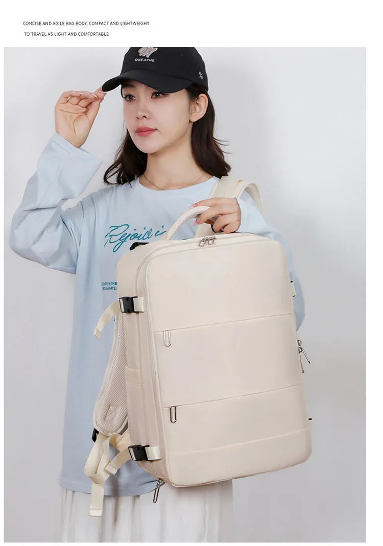 Papari VacuPack Backpack 'De vacuümgecomprimeerde rugzak voor slimme reizigers'